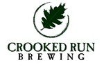 A logo of crooked run brewing